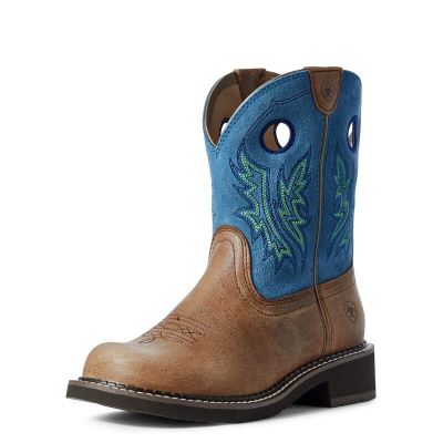 Ariat Fatbaby Heritage Cowgirl - Western Laarzen Bruin / Blauw Dames - 32503-211